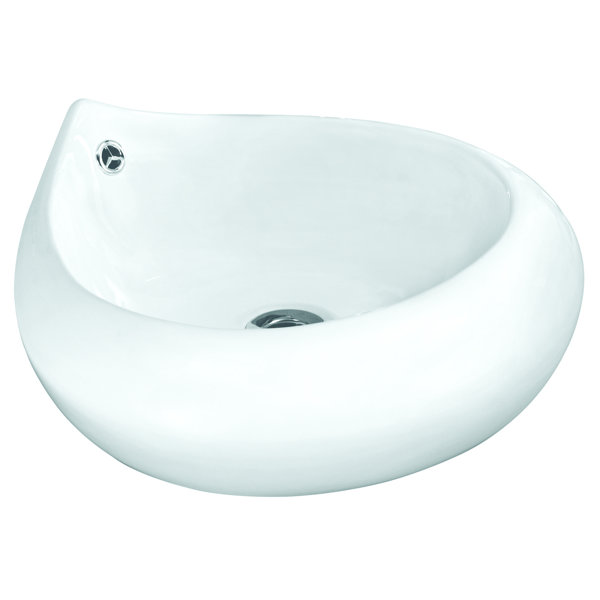 Jaquar 480Mm White Ceramic Rectangular Countertop Basin Bathroom Sink